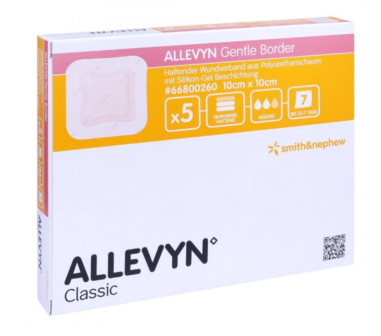 Allevyn Gentle Border 10* 10cm 1pc